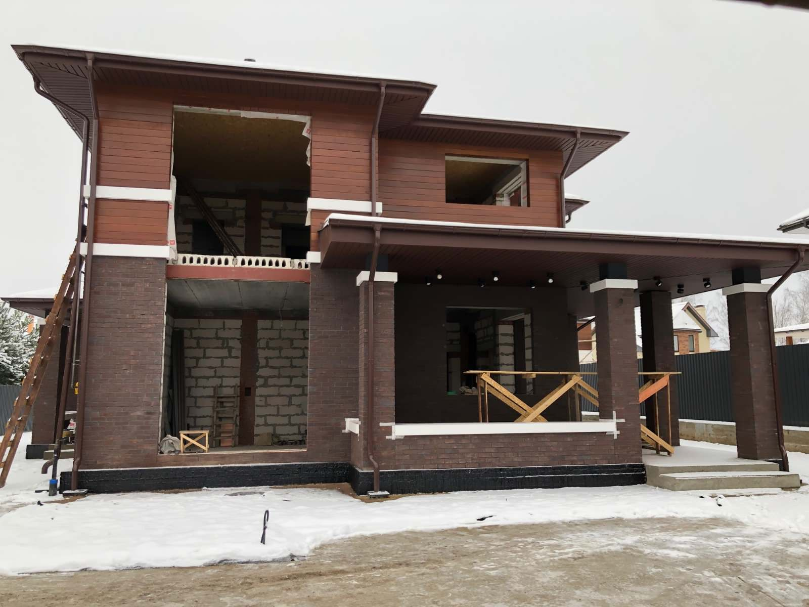 Обложка проекта: Строительство частного коттеджа