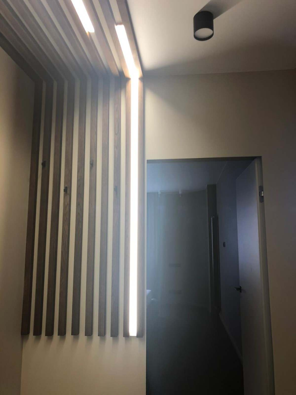 Рейки в интерьере