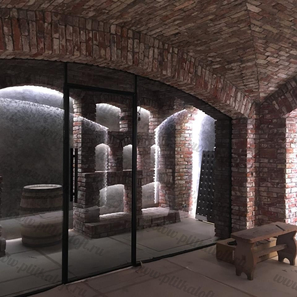 Винный погреб из старинного кирпича