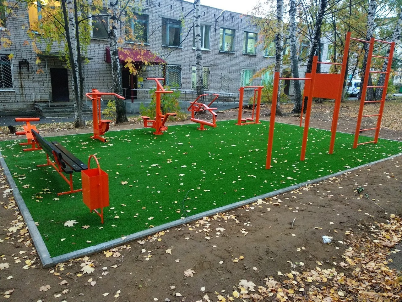 Устройство спортивной площадки