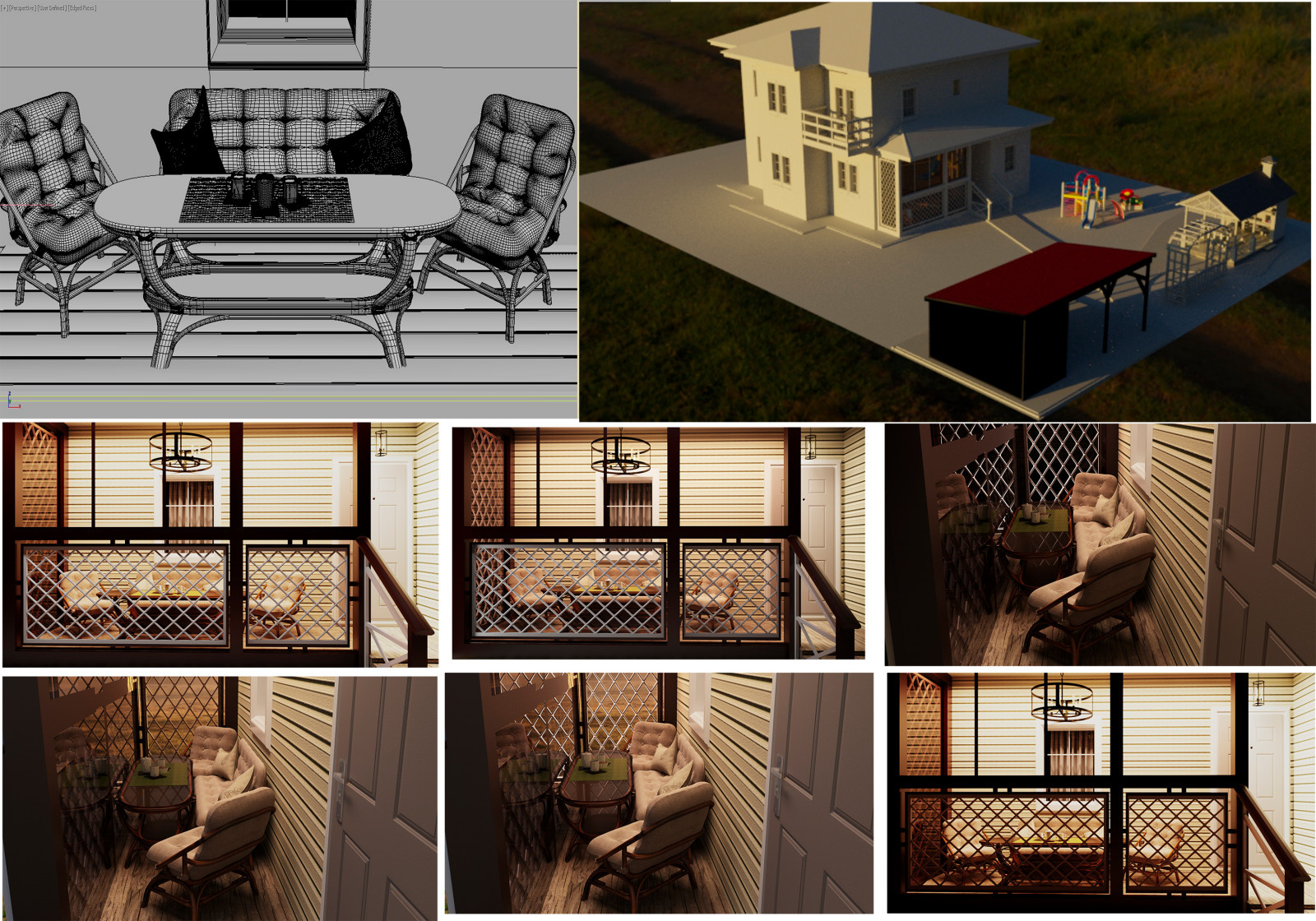 Обложка проекта: Моделирование, визуализация интерьера