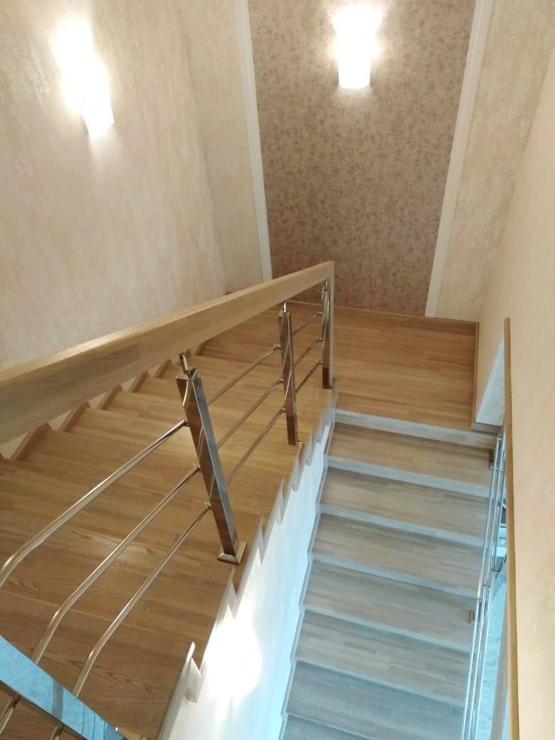 Обшивка лестницы