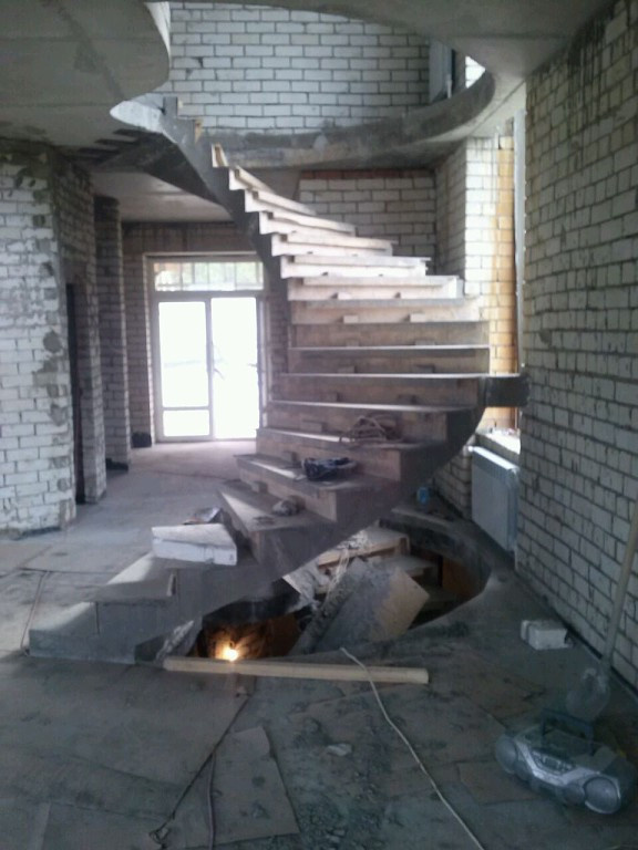 Монолитные лестницы