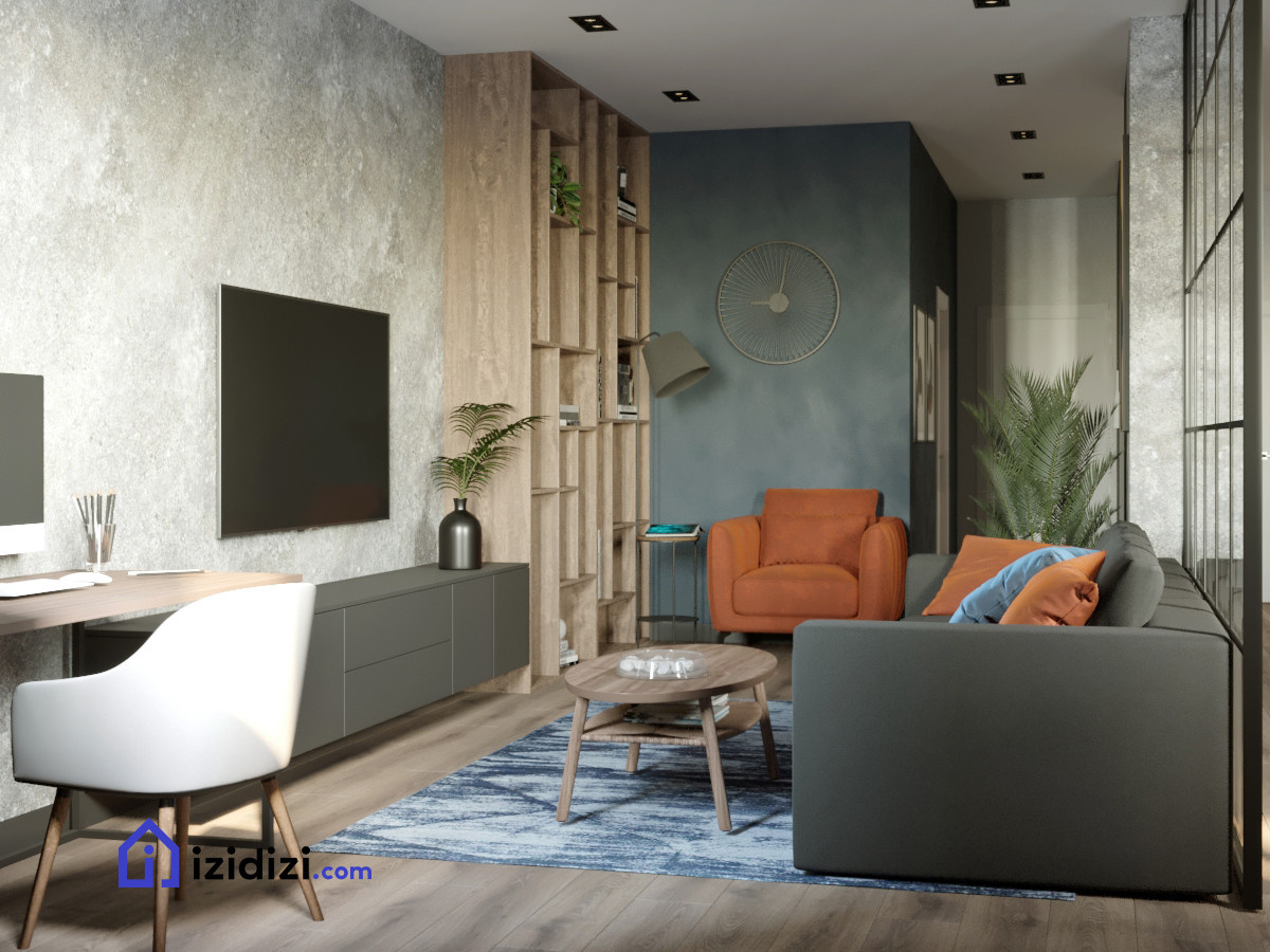 Квартира студия в современном стиле