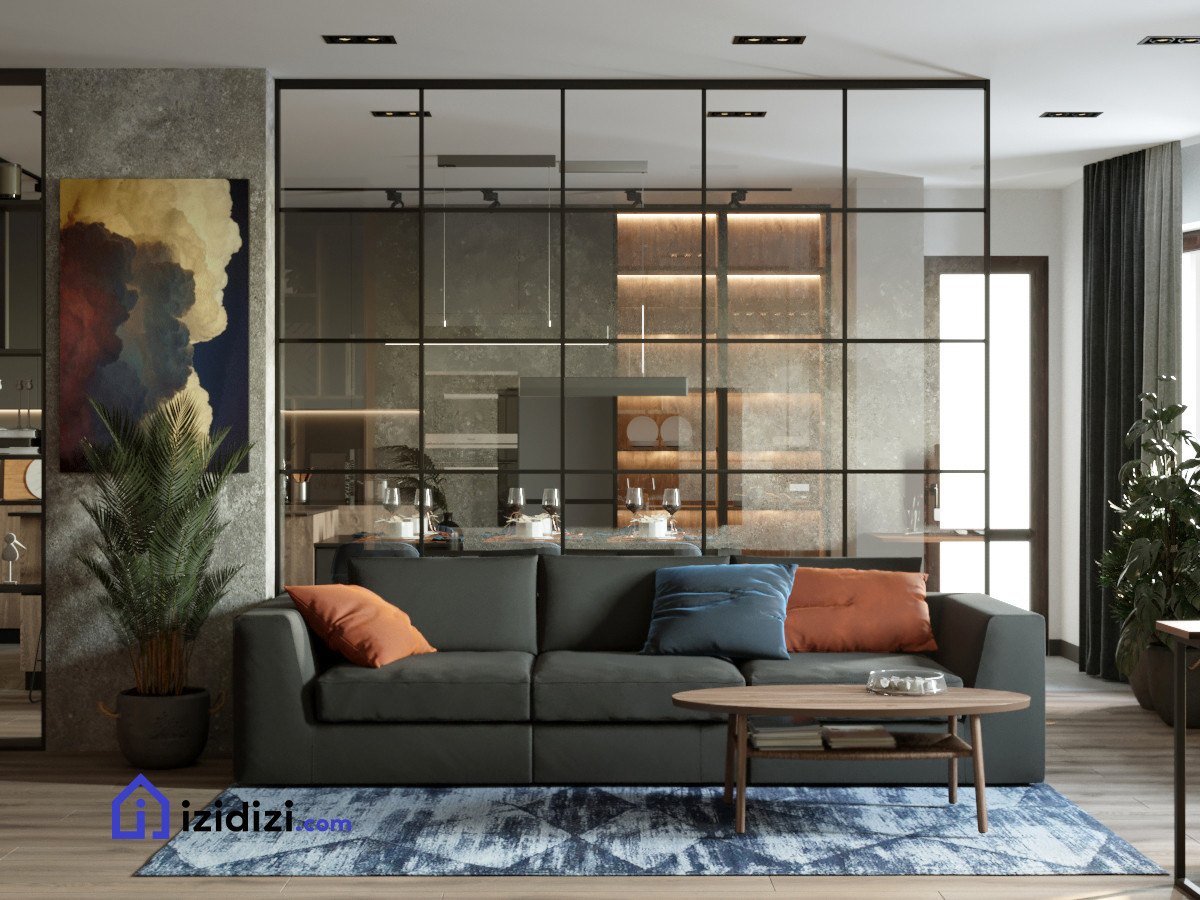 Квартира студия в современном стиле