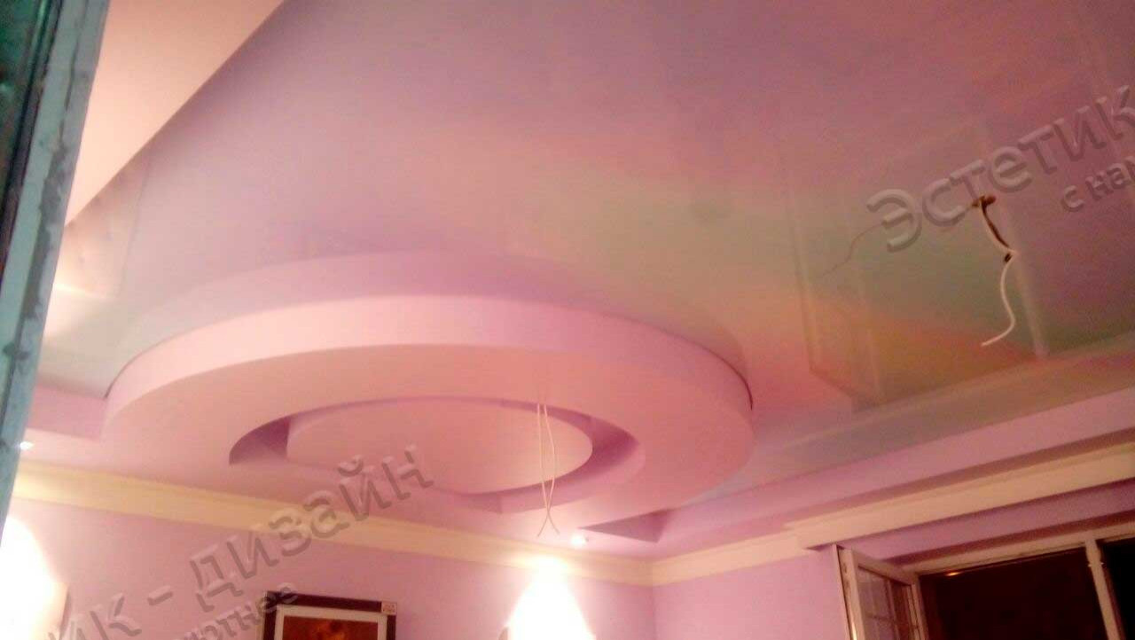 Натяжной потолок с фотопечатью