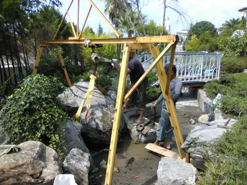 Реконструкция искусственного водоёма в Сочи