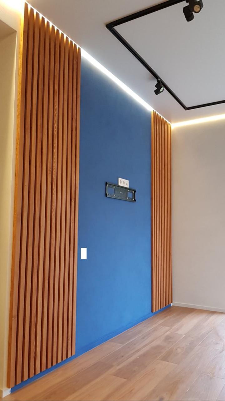 Рейки в интерьере