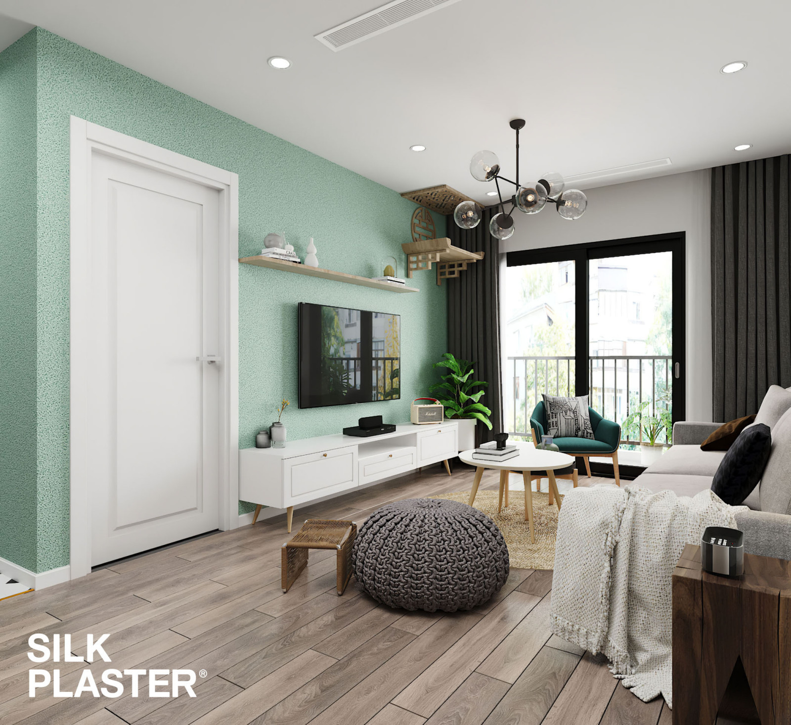 Жидкие обои (шелковая штукатурка) SILK PLASTER - Коллекция Сауф