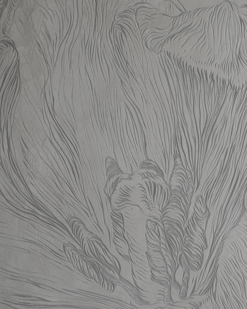 Sgraffito (сграффито) "Увядающие тюльпаны"