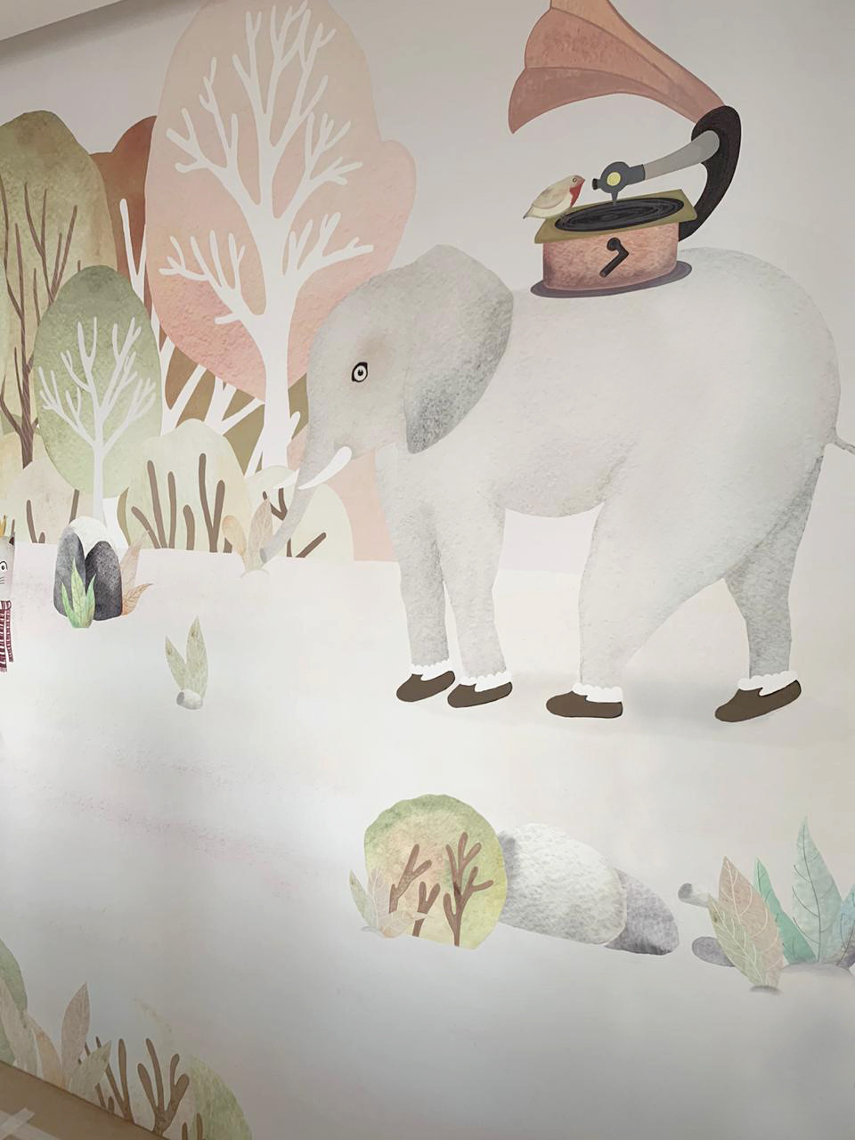 Кот и слон. Москва