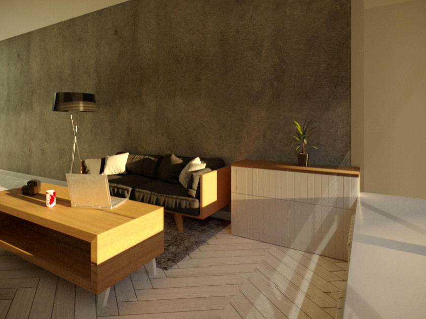 Дизайн рабочего пространства  - гостиной