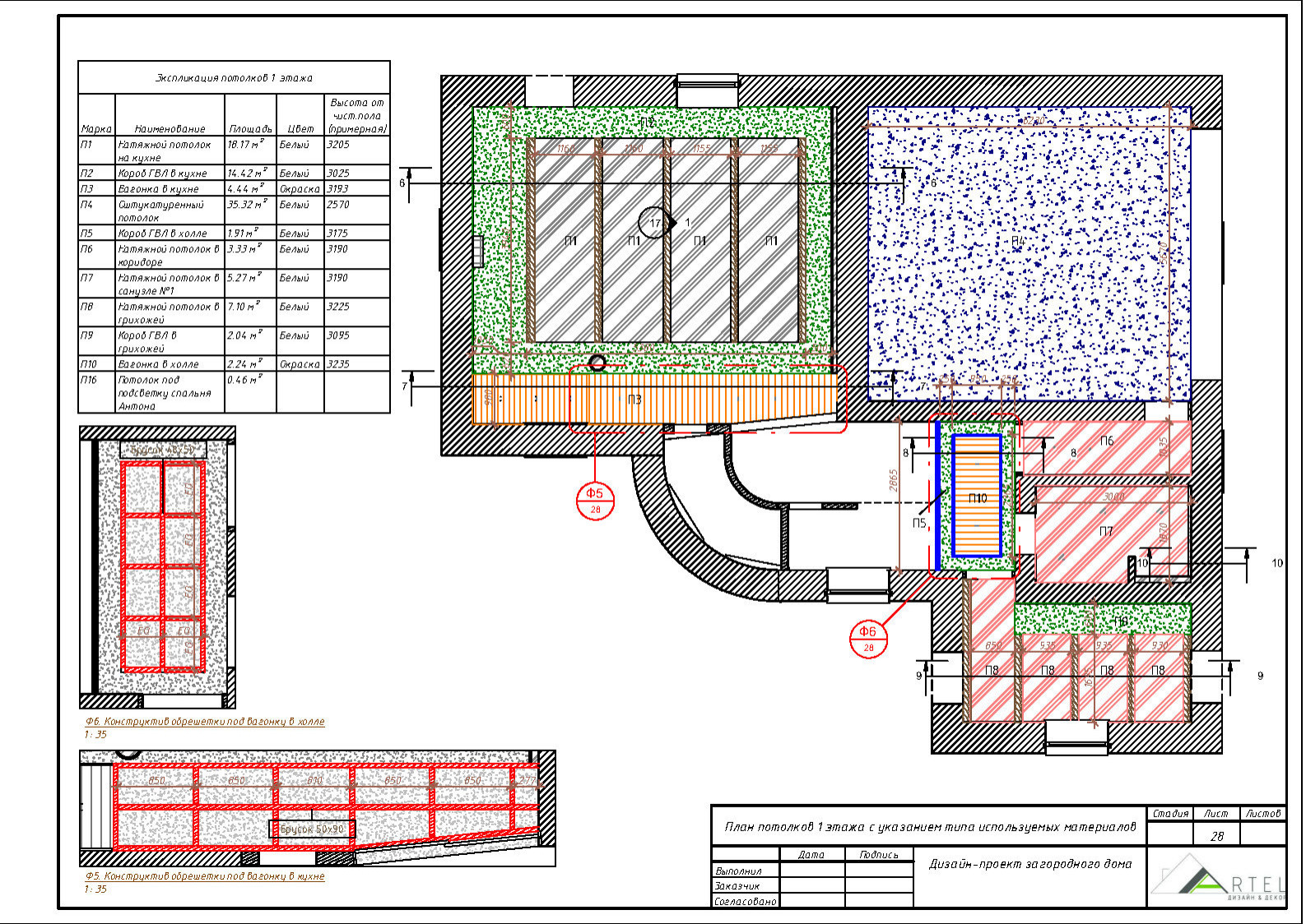 Дизайн-проект Загородного дома в г. Владивосток