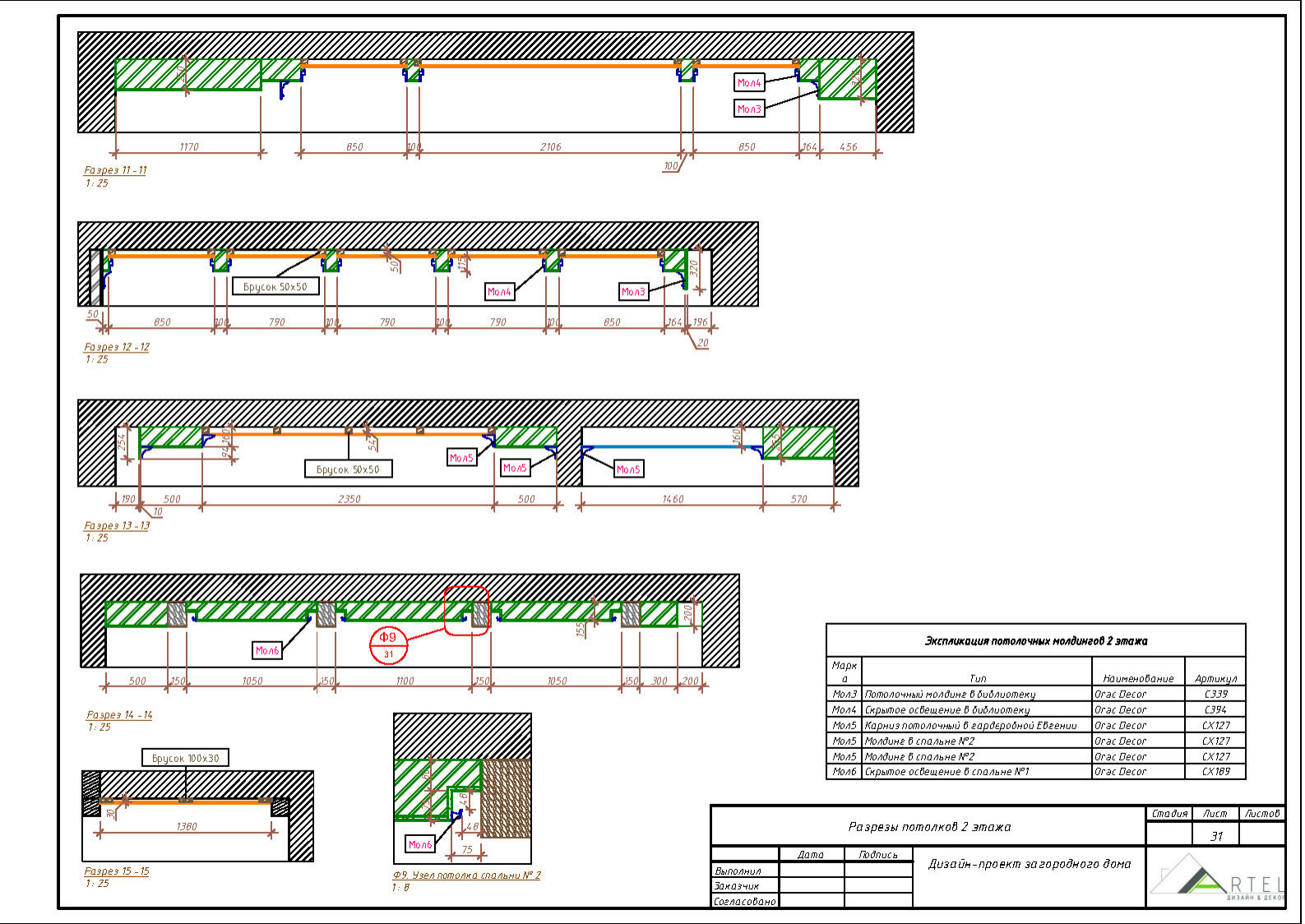 Дизайн-проект Загородного дома в г. Владивосток