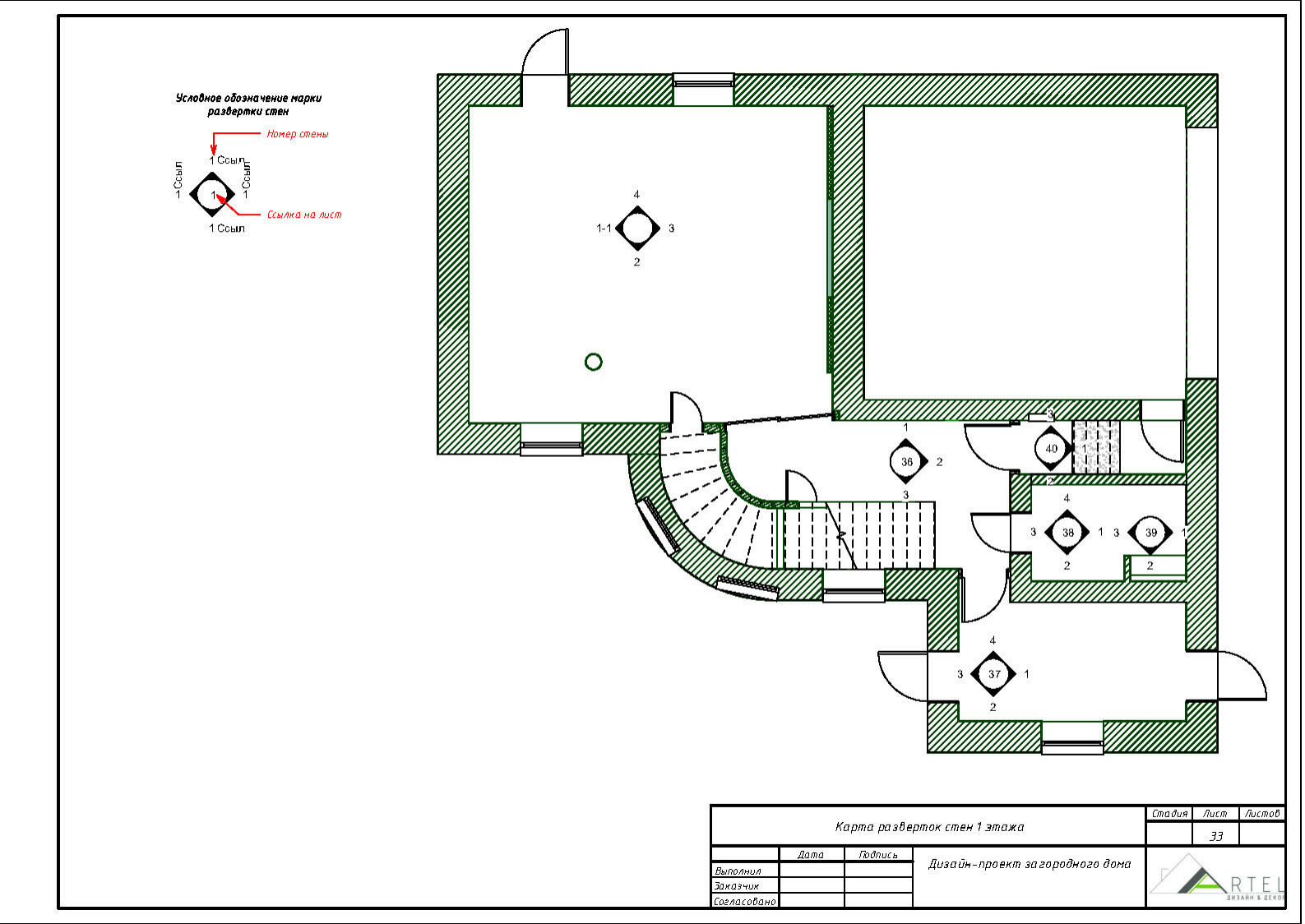 Дизайн-проект Загородного дома в г. Владивосток