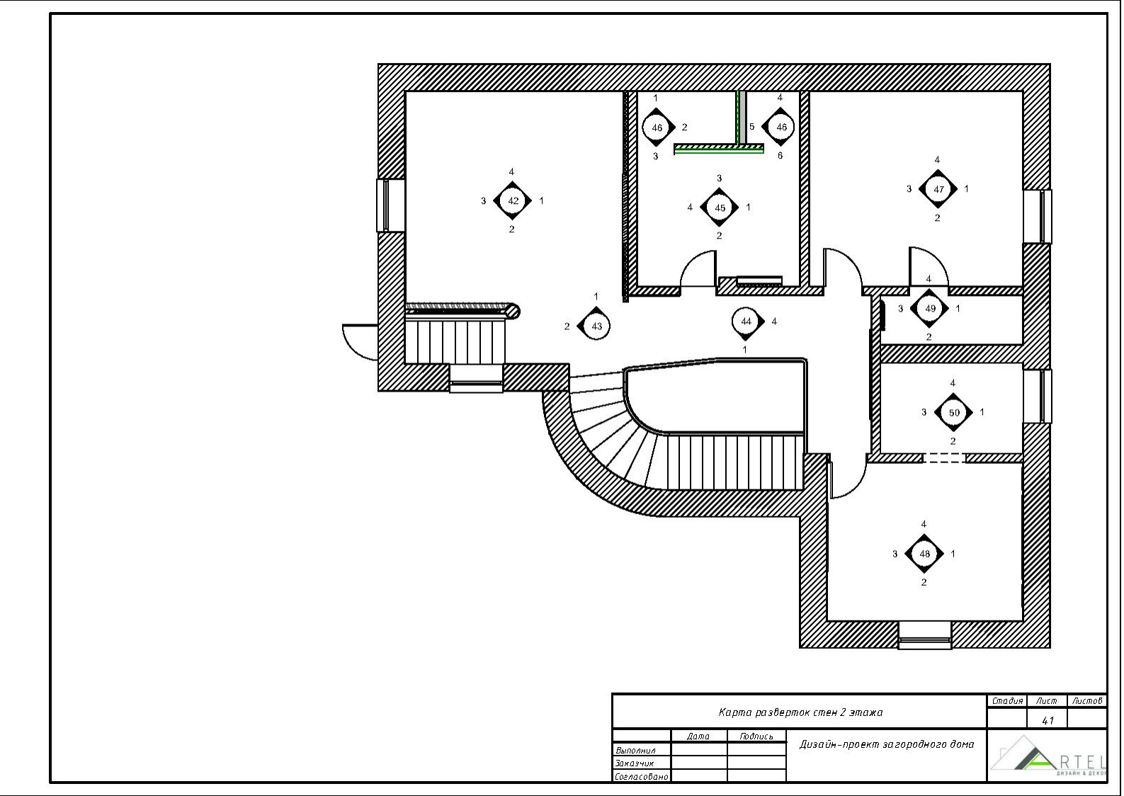 Дизайн-проект Загородного дома в г. Владивосток