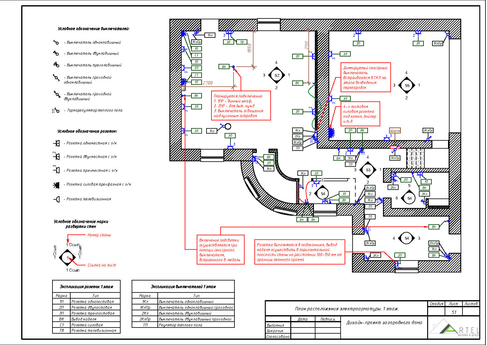 Дизайн-проект Загородного дома в г. Владивосток
