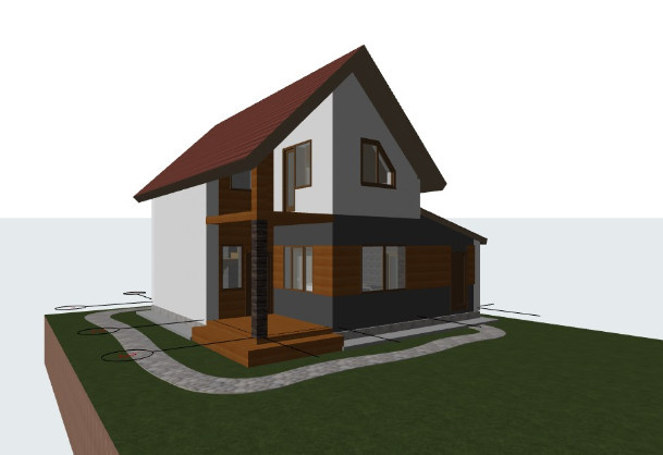 Обложка проекта: Дом из газобетона