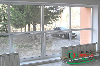 Остекление.