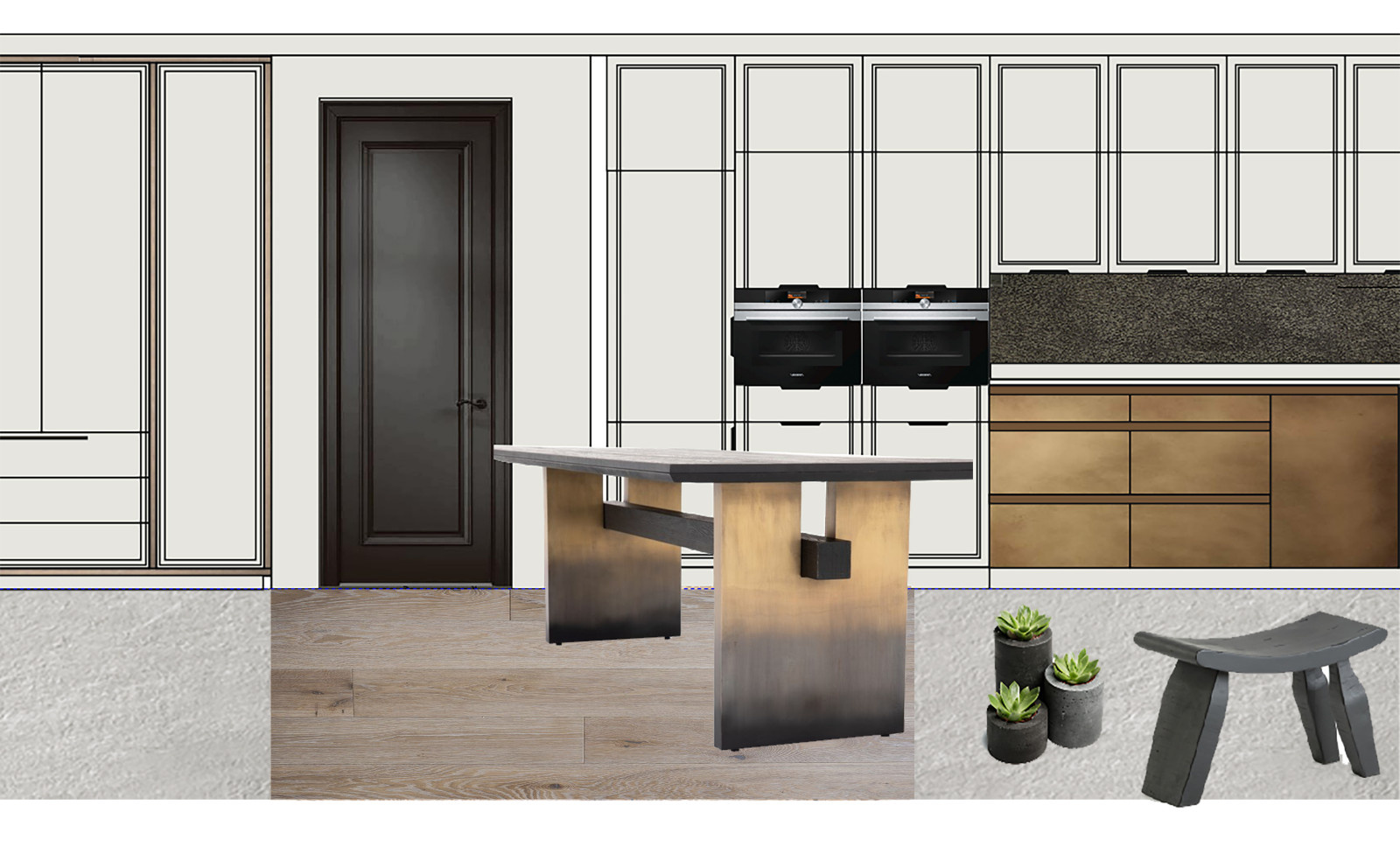 Дом на Набережной 105 м2