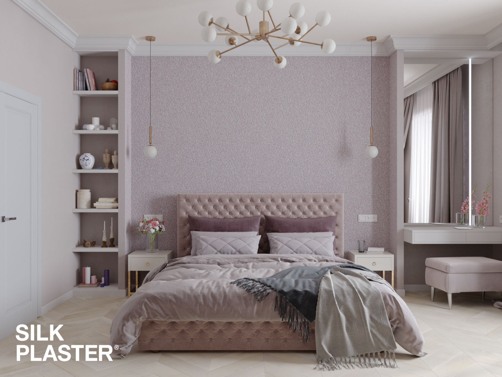 Жидкие обои (шелковая штукатурка) SILK PLASTER - Коллекция Вест