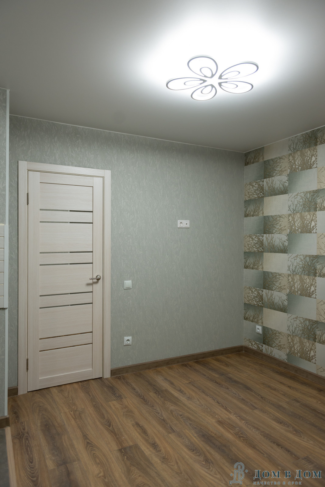 Реализованный проект в новостройке, пакет "стандарт работа с материалом"