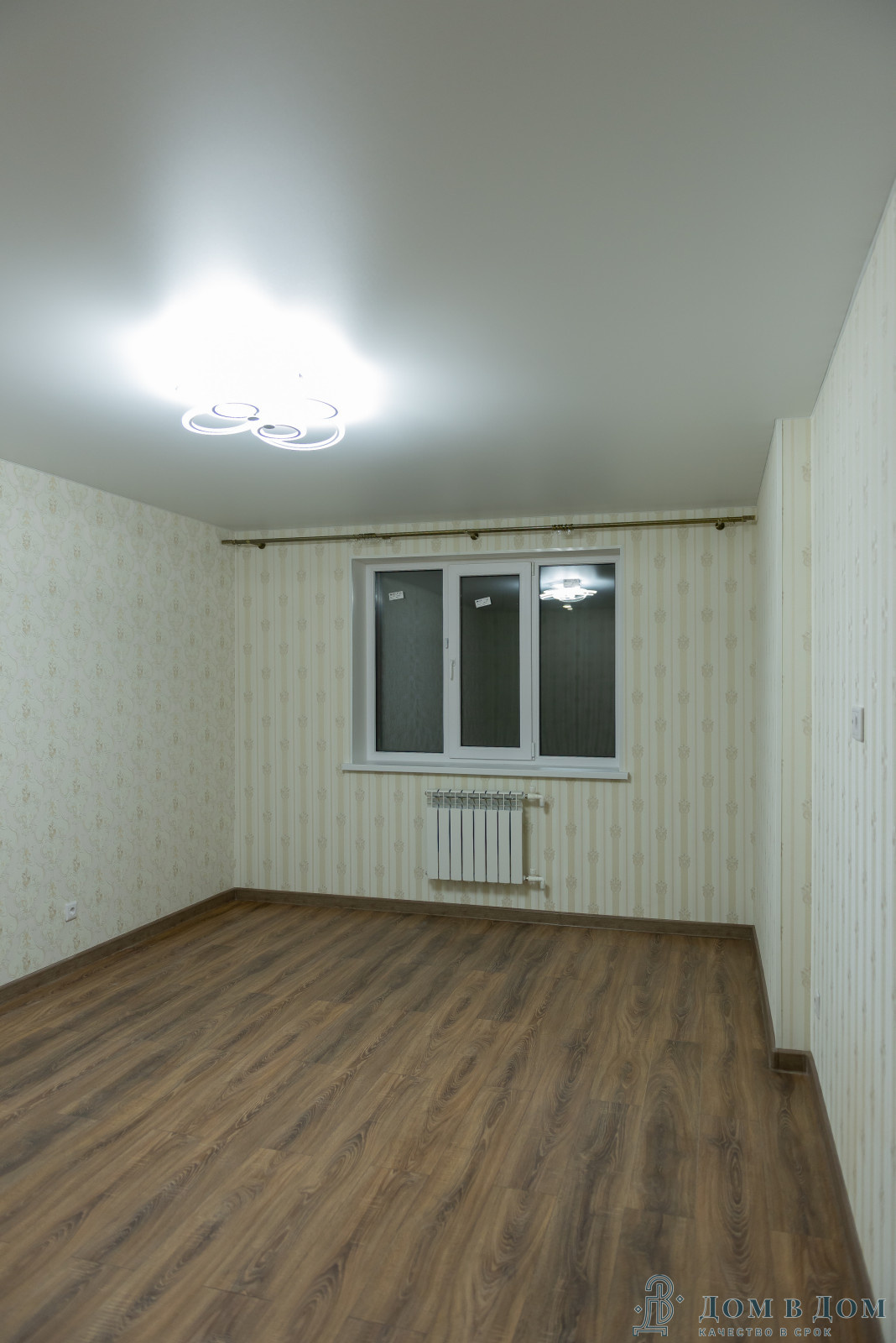 Реализованный проект в новостройке, пакет "стандарт работа с материалом"