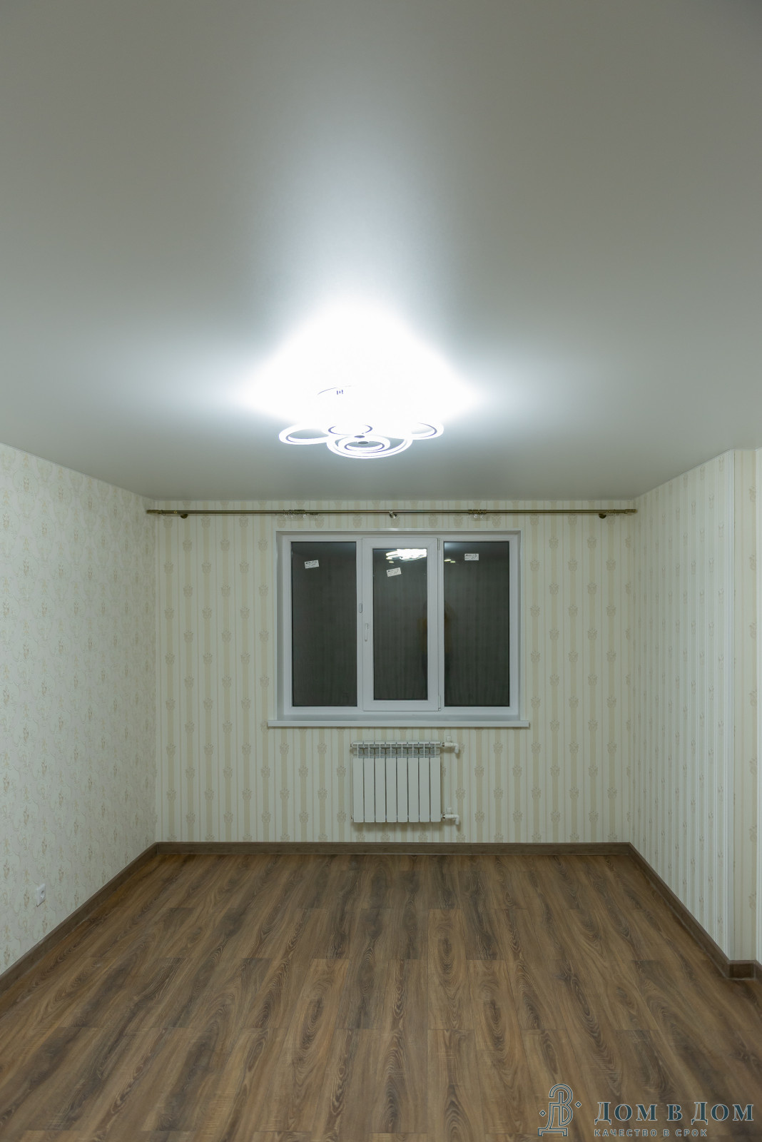 Реализованный проект в новостройке, пакет "стандарт работа с материалом"