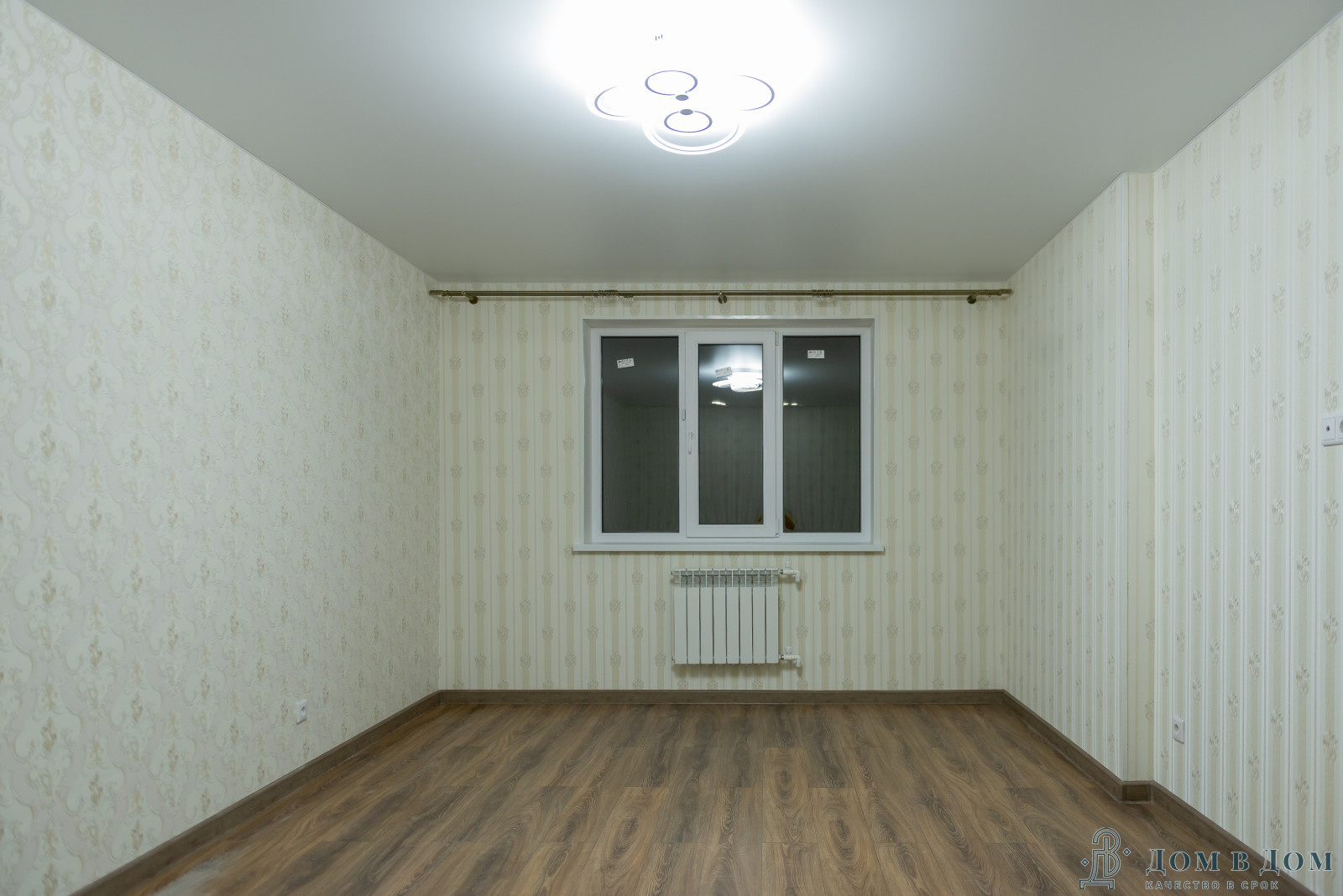 Реализованный проект в новостройке, пакет "стандарт работа с материалом"