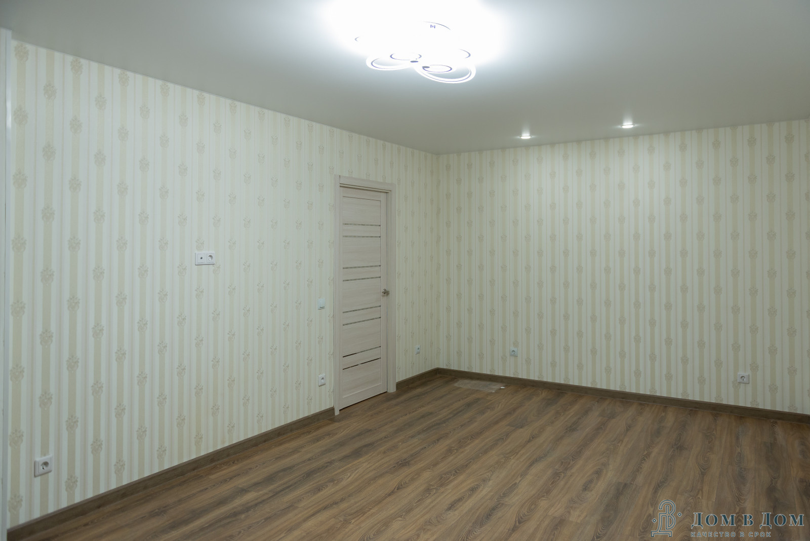 Реализованный проект в новостройке, пакет "стандарт работа с материалом"