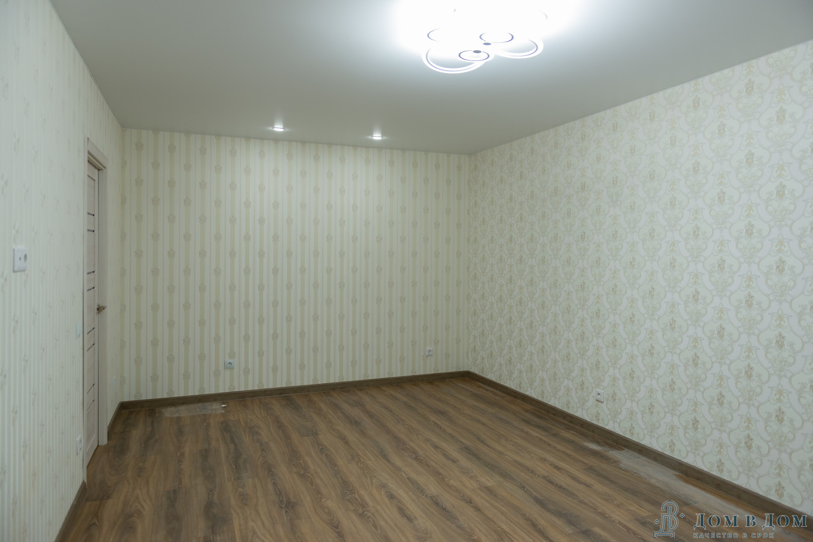 Реализованный проект в новостройке, пакет "стандарт работа с материалом"