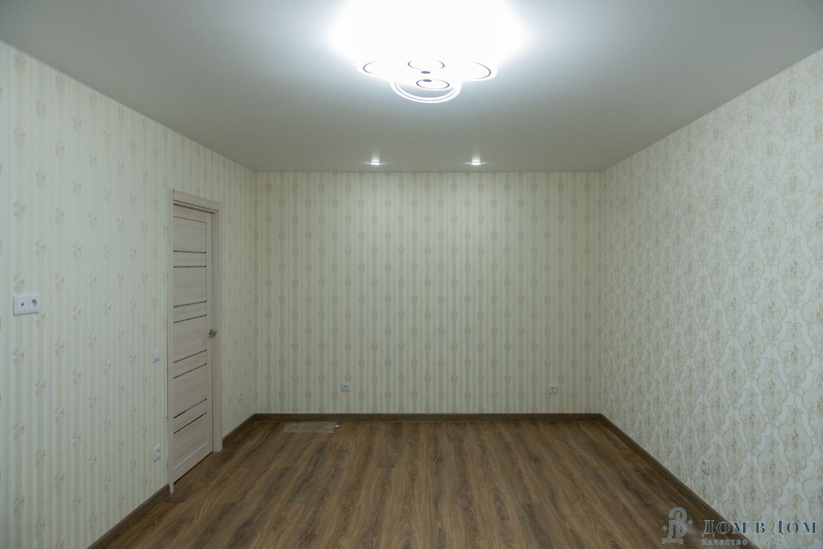 Реализованный проект в новостройке, пакет "стандарт работа с материалом"