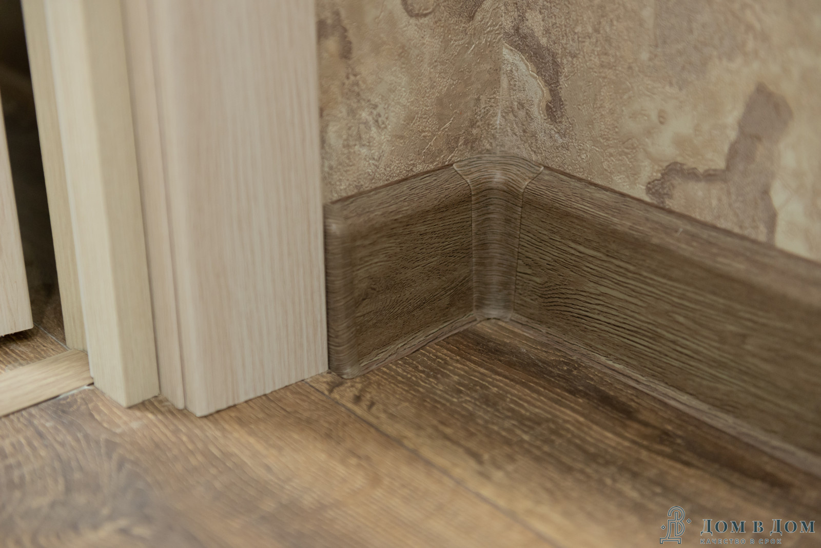 Реализованный проект в новостройке, пакет "стандарт работа с материалом"