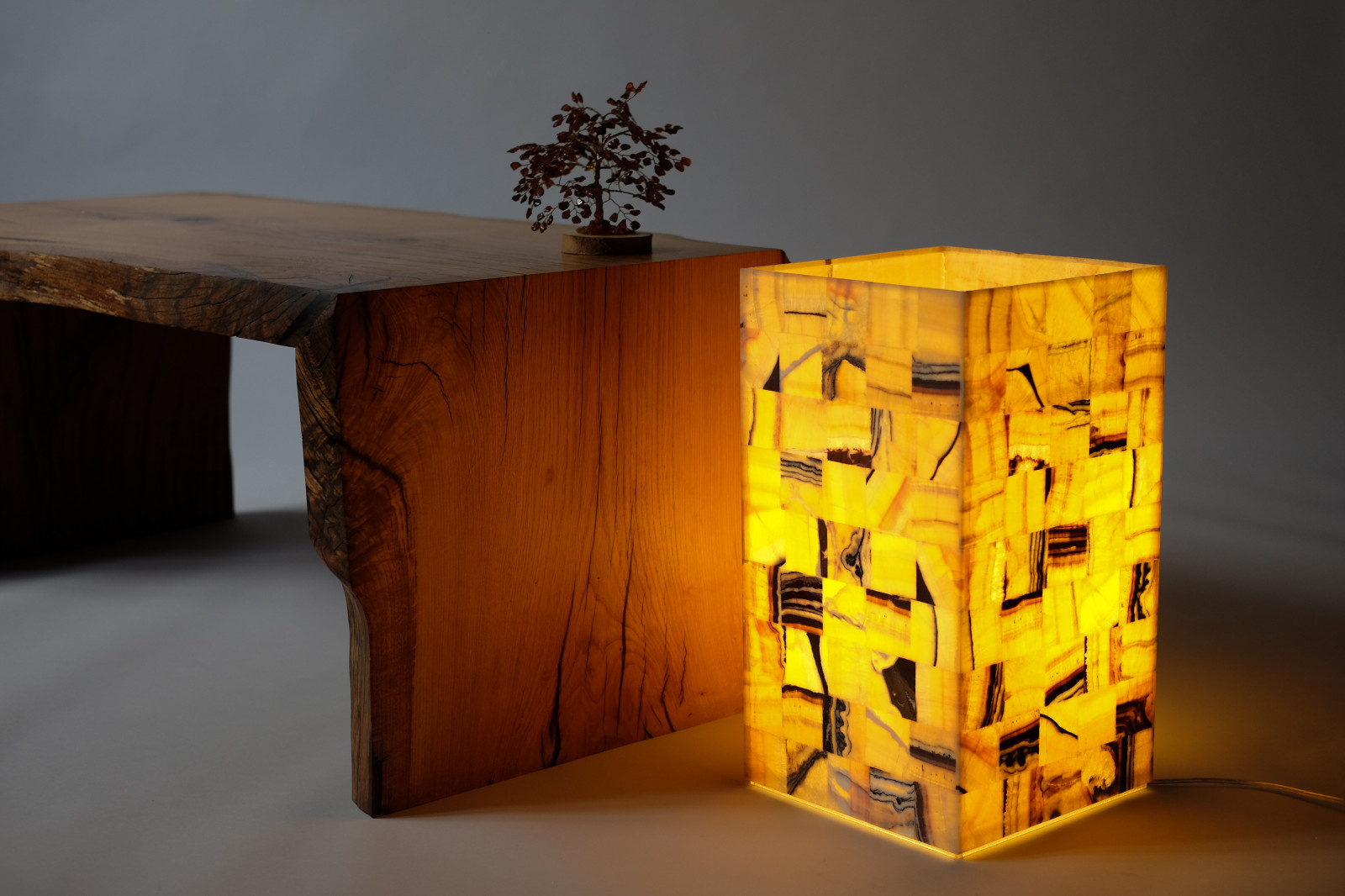 Оникс | stone lamp