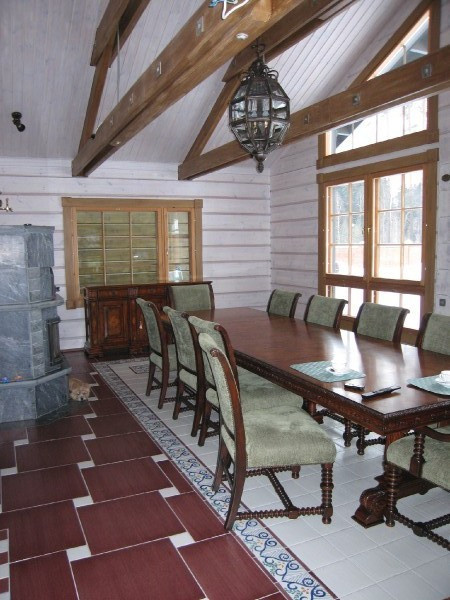 Частный деревянный дом. В соавторстве с Анастасией Гавриловой.