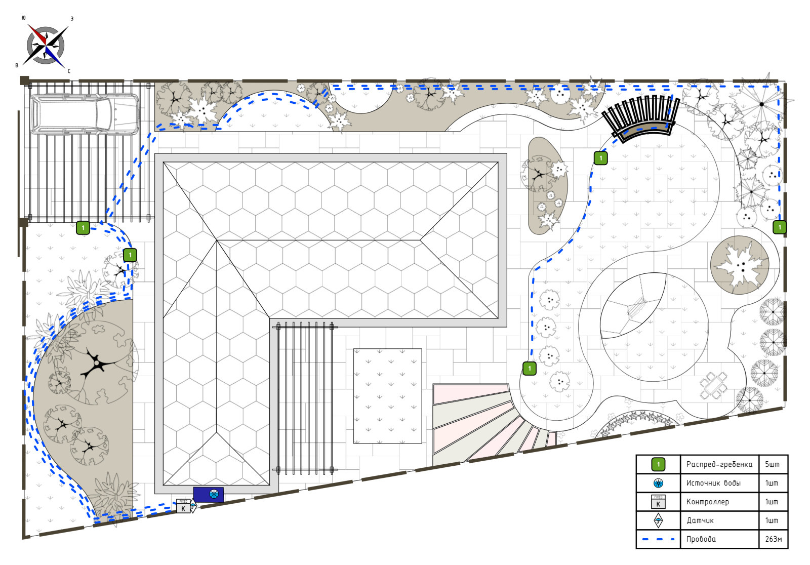 Проектирование системы полива