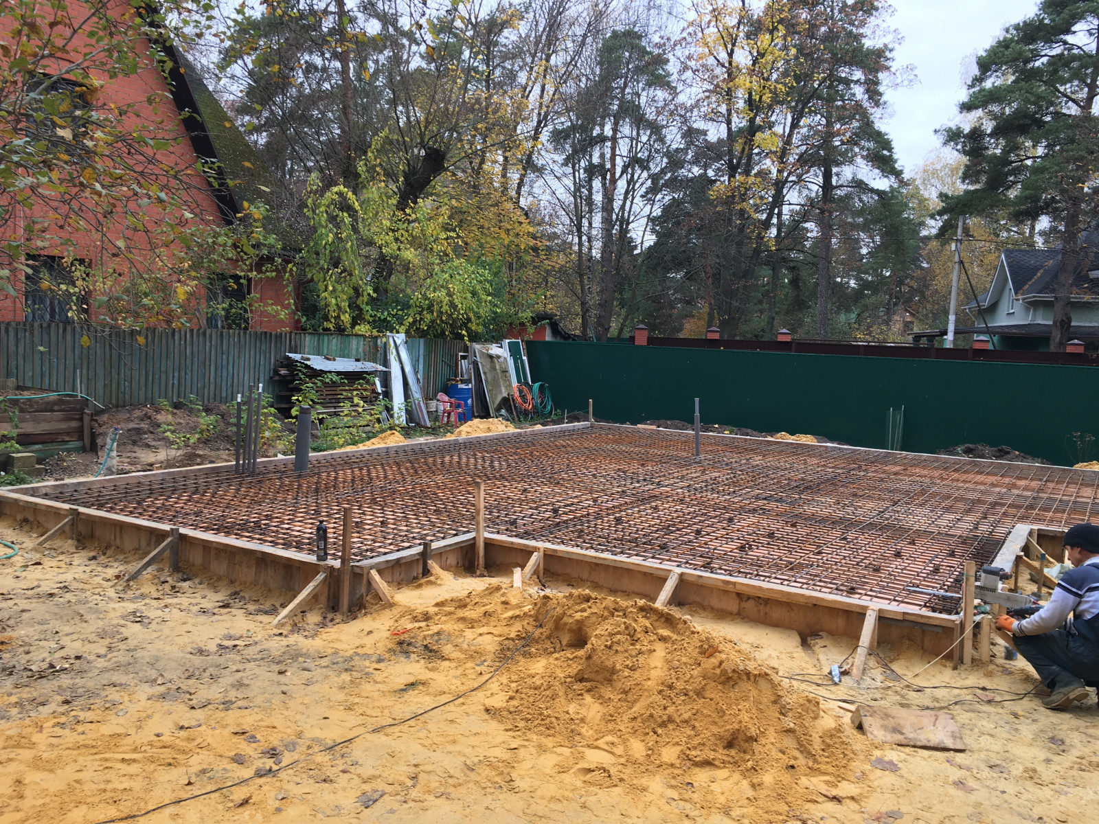 Плита+ ростверк