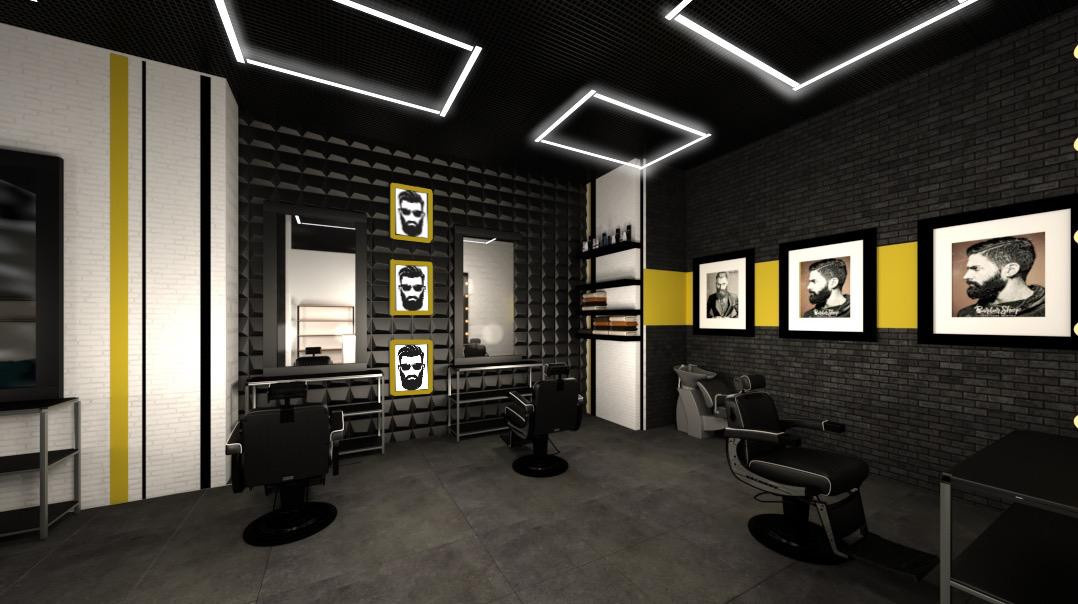 Обложка проекта: BAUS BARBERSHOP 50 кв.м