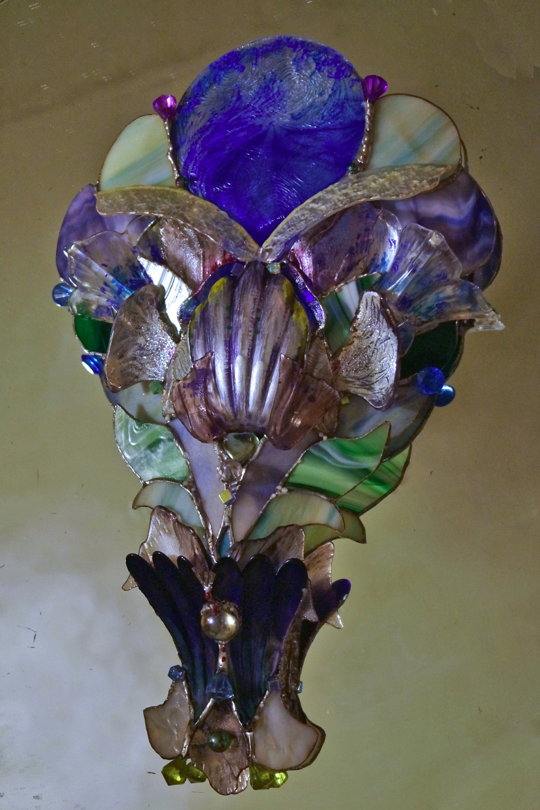 Обьемный витраж-витражные лампы в стиле тиффани.