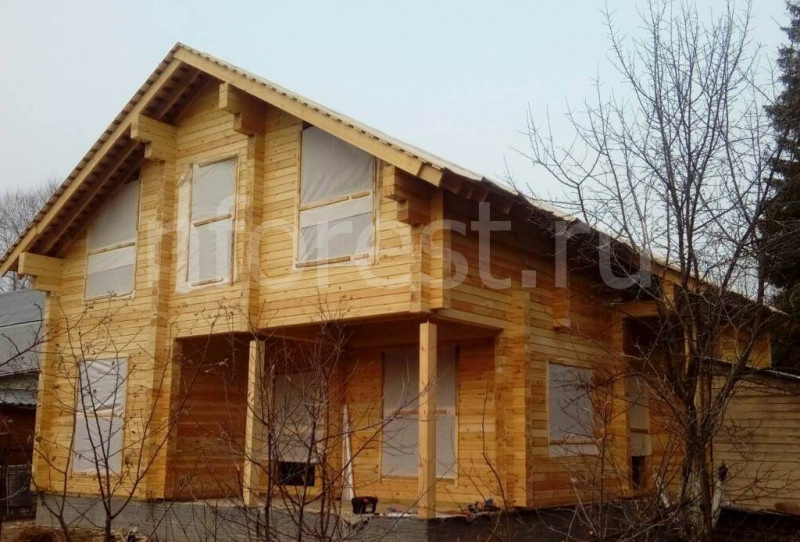 Завершение этапа сборки сруба