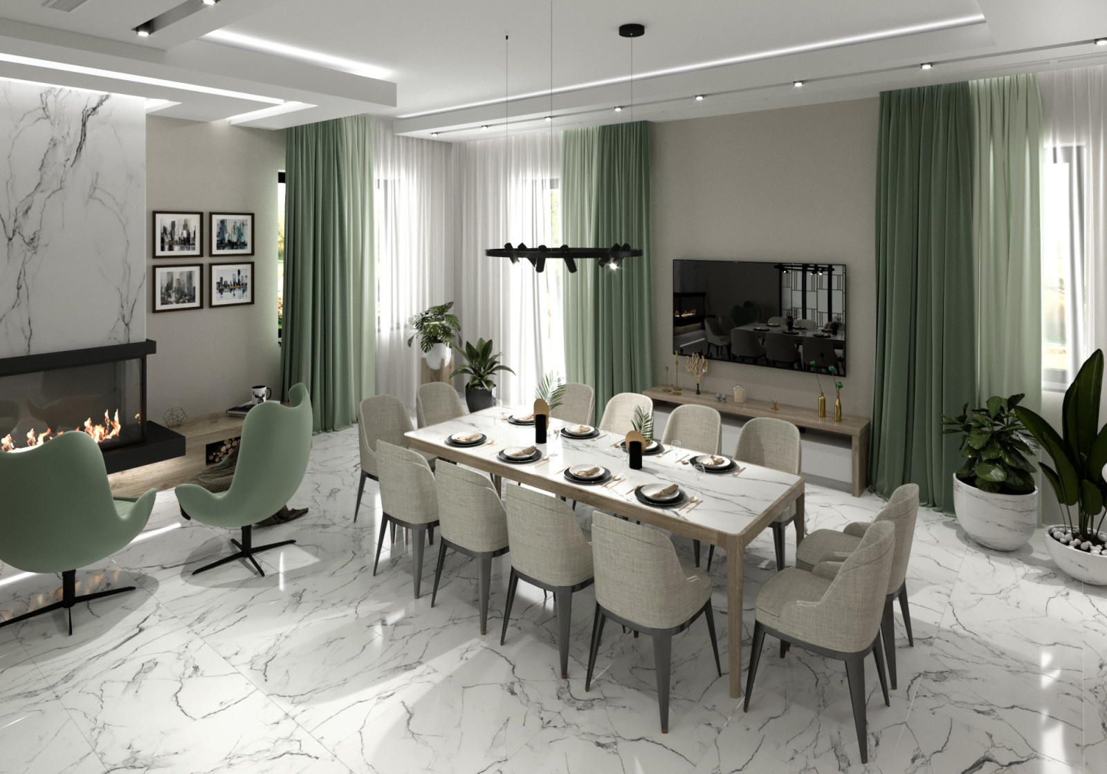 Дом на Рублево-Успенском шоссе, 500 кв.м