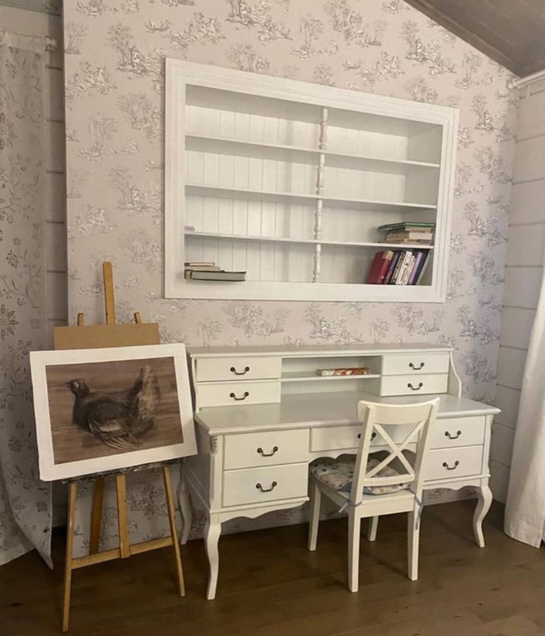 Стол-бюро рабочее место в стиле Прованс