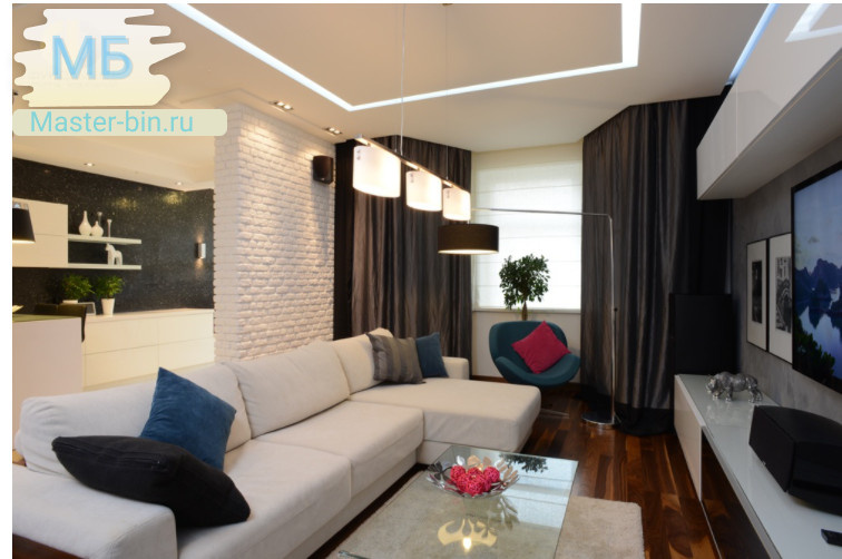 Двухкомнатная квартира - фото ремонта