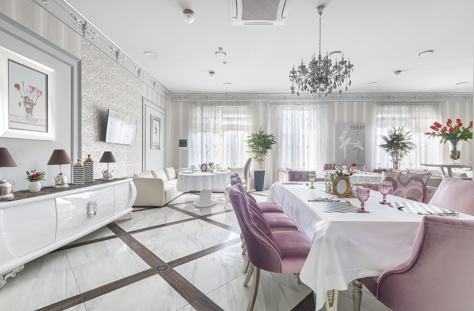 Бутик-отель "Villa Italia". Часть 3. Банкетные залы