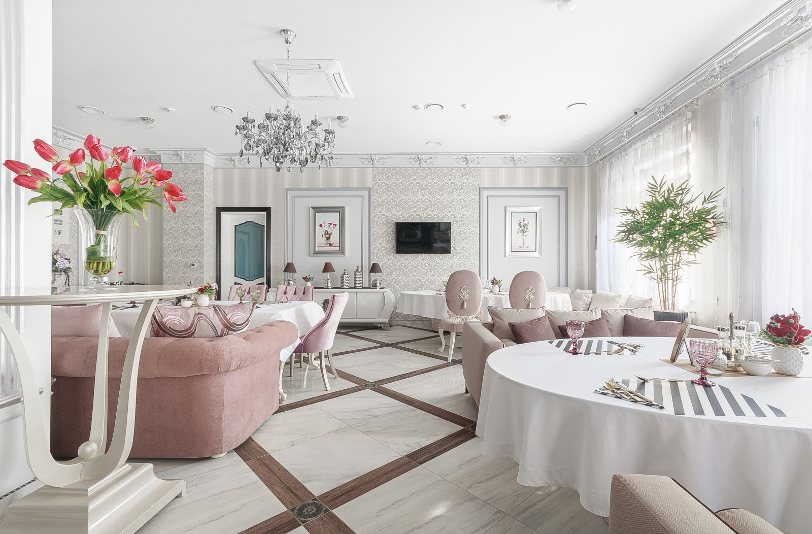 Бутик-отель "Villa Italia". Часть 3. Банкетные залы