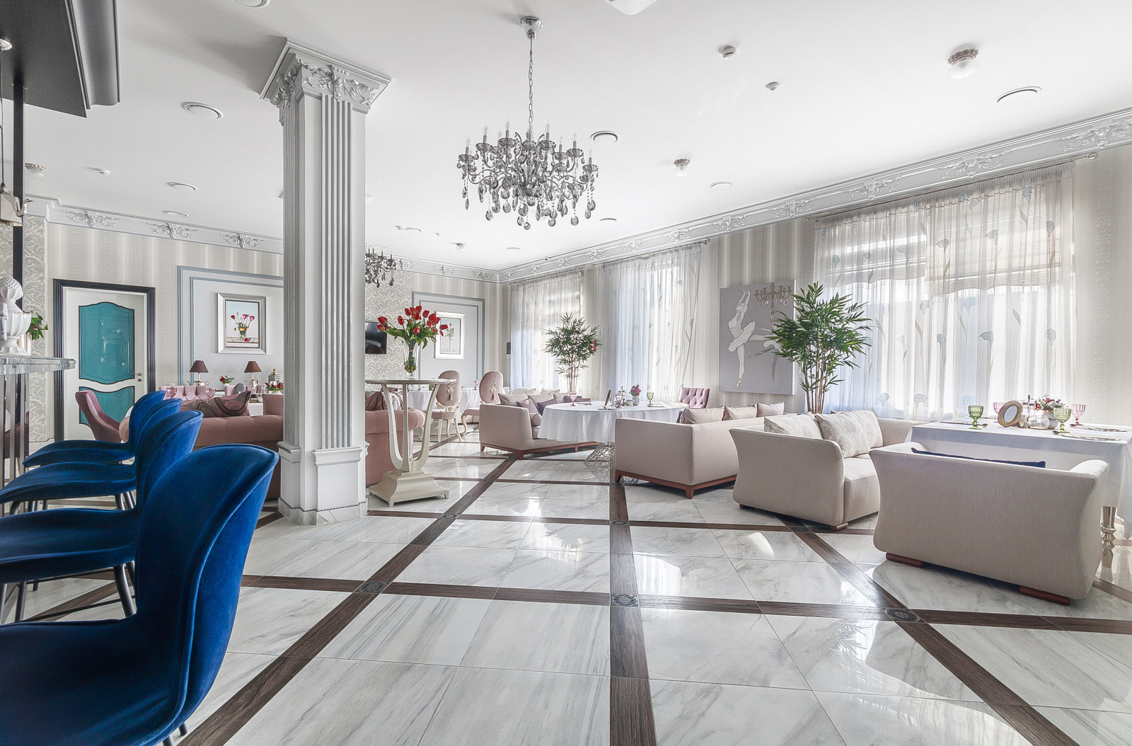 Бутик-отель "Villa Italia". Часть 3. Банкетные залы
