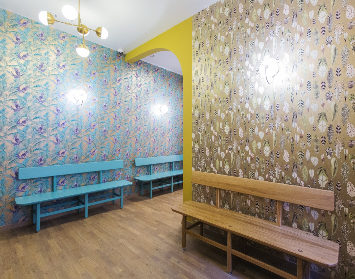 Йога в стиле mid-century