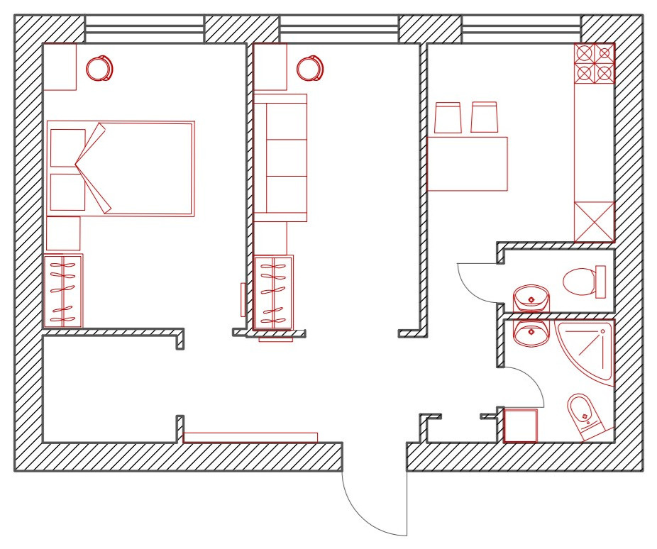 Wohnung zu vermieten.