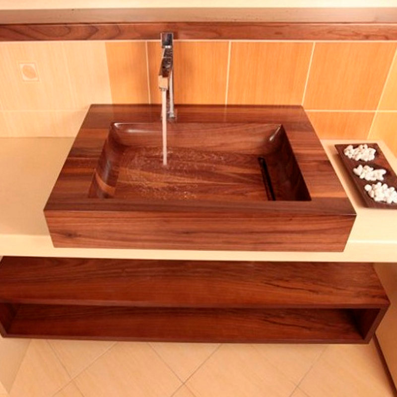 Деревянные раковины, мойки, ванны