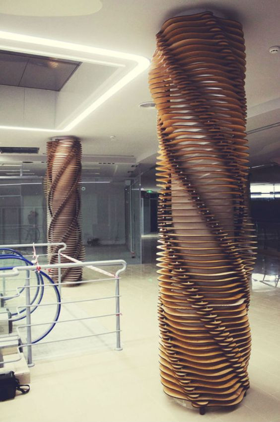 Параметрическое обрамление колонн